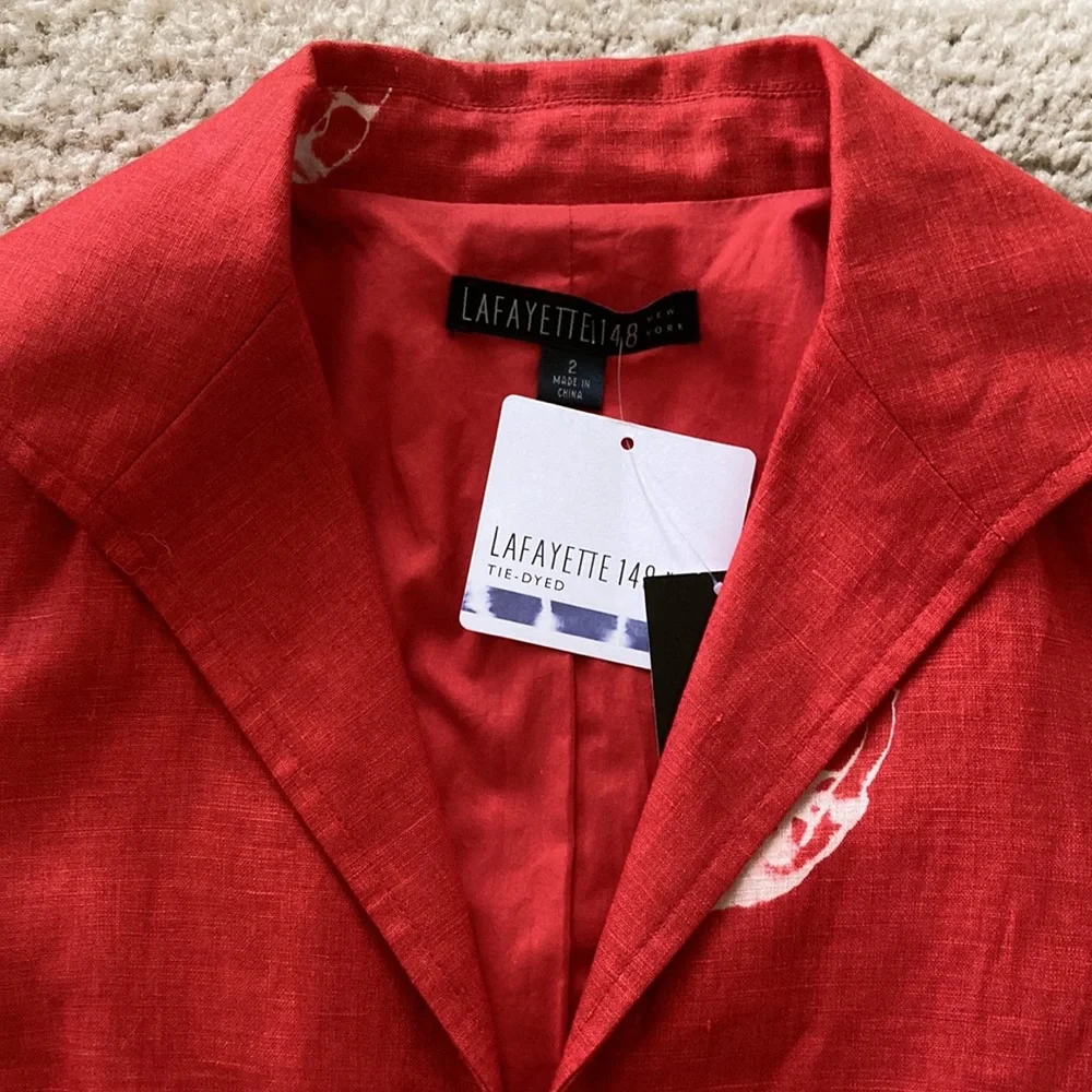 Lafayette 148 New York Tie Dye Jacket - Picture 3 of 8